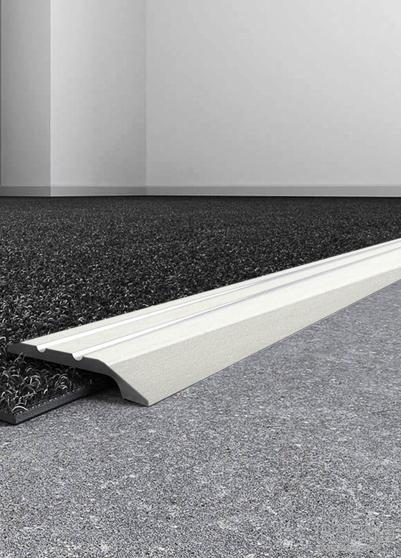 Vyrovnávací profil česaný nerez