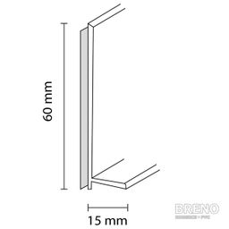 WL60 lišta 5108114 0146 tmavě šedá