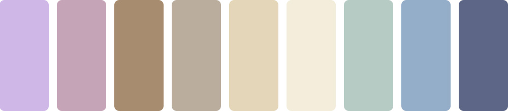 farebná paleta francúzskeho štýlu