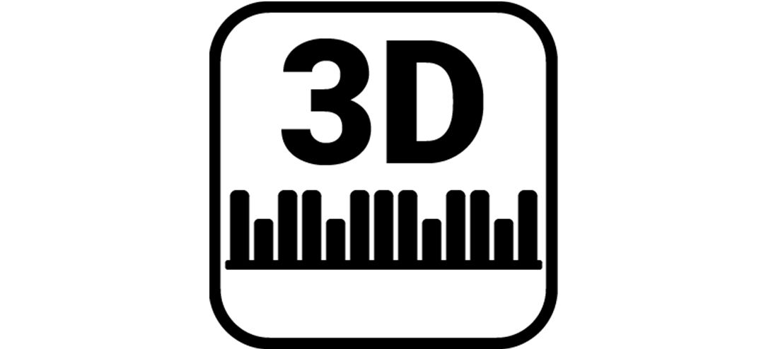 Piktogram pro koberce s 3D efektem.