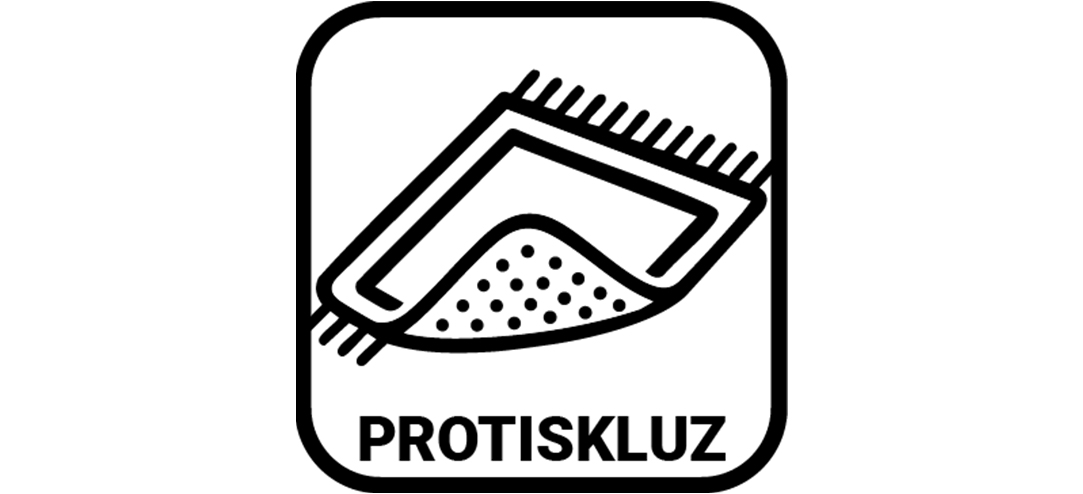 Piktogram pro produkty s protiskluzovým podkladem.