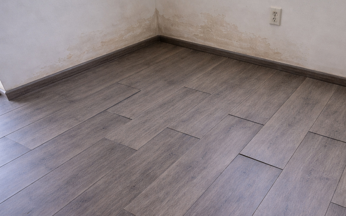 Vinylová podlaha a vlhkosť v stenách.